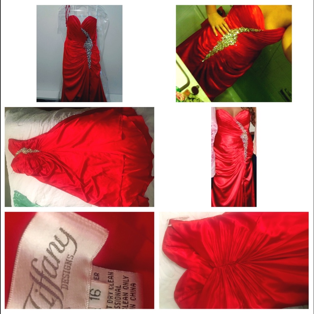 Sexy Red Tiffany Dress